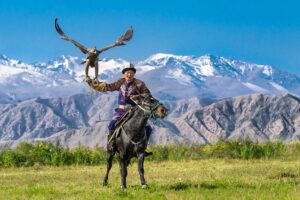 Adlerjäger in Kirgisien